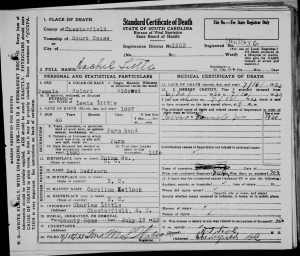 Rachel Little Death Certificate